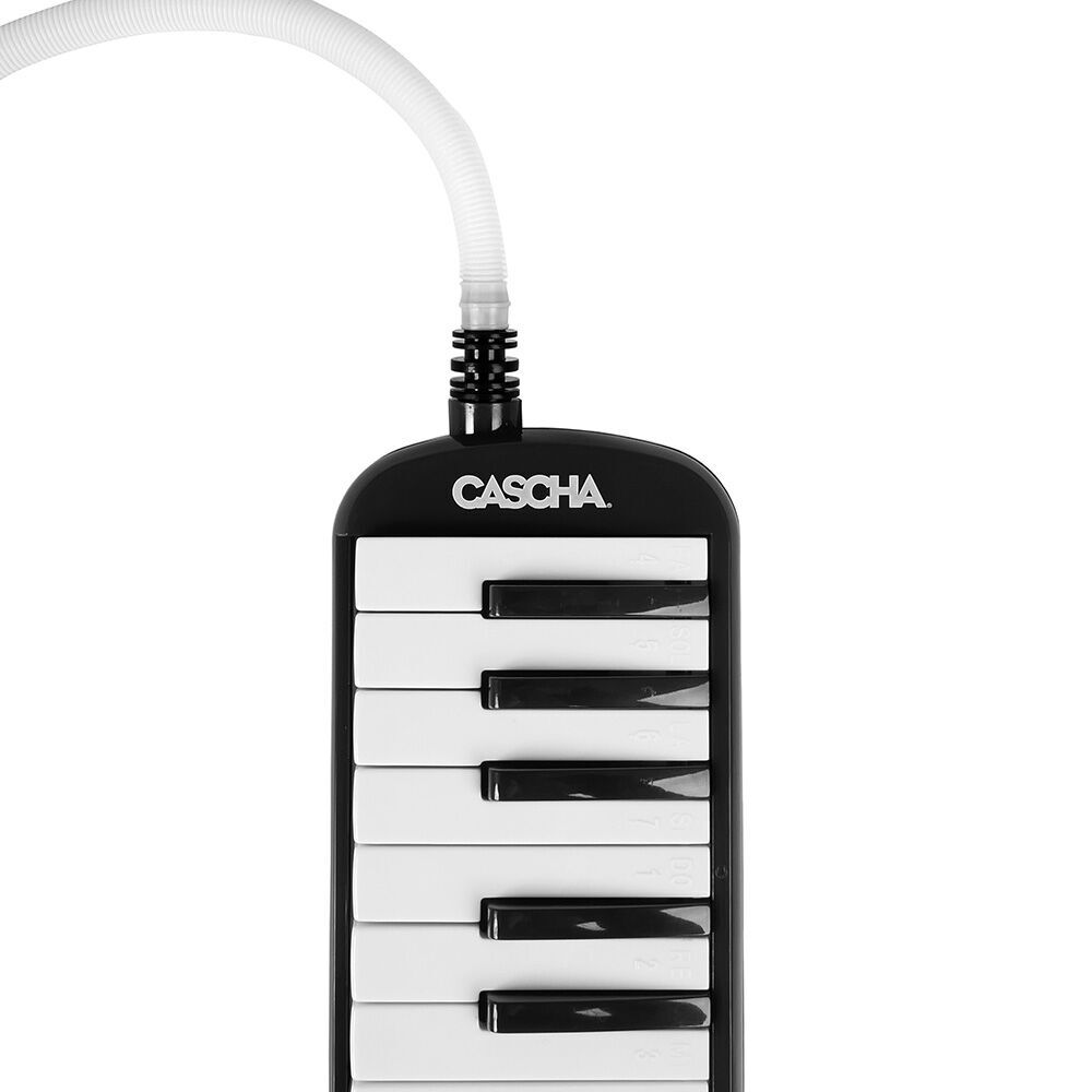 Cascha 32-Key Melodica Black with Carry Bag, Blowing Tube & Mouthpiece — view 4