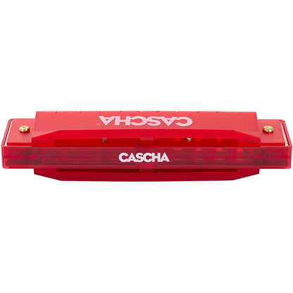 Cascha Fun Series 10-Hole Diatonic Harmonica C-Major Transparent Red with Hard Case — view 6