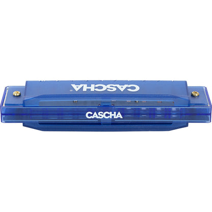 Cascha Fun Series 10-Hole Diatonic Harmonica in C-Major - Transparent Blue with Hard Case — view 6