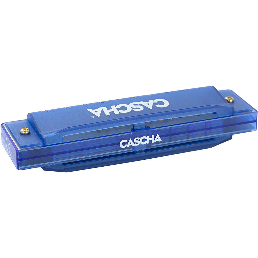 Cascha Fun Series 10-Hole Diatonic Harmonica in C-Major - Transparent Blue with Hard Case — view 5