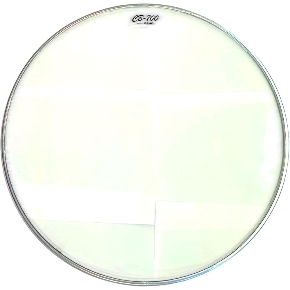 CB-700 Ambassador Clear 24" Bass Drum Head