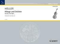 Heller - Sounds and Signs: 14 Pieces for Cello Solo by Barbara Heller, Schott Music, 20 Pages