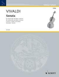 Vivaldi Sonata in E Minor for Cello and Piano - Schott Music Edition