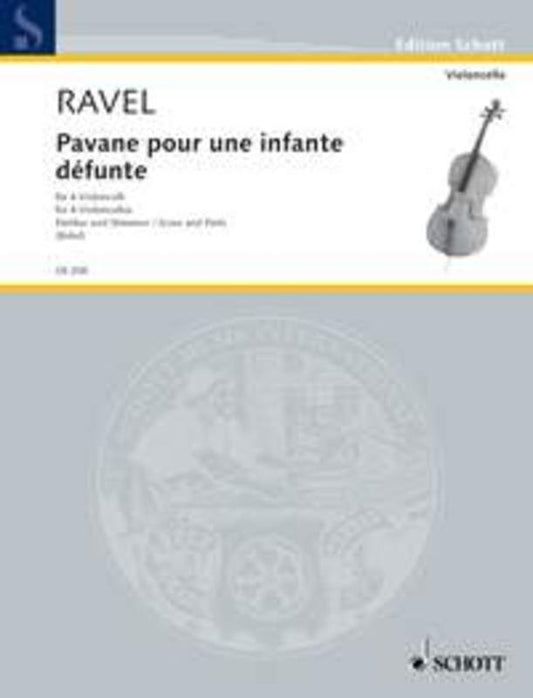 Pavane Pour Une Infante Defunte Cello Quartet Book