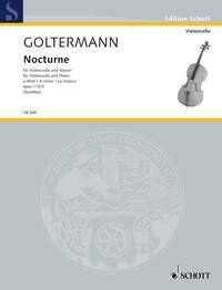 Goltermann Nocturne in A Minor Op. 115 No. 3 for Cello and Piano