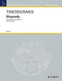 Theodorakis Rhapsody AST 306 for Cello and Piano, Schott Music, 48 Pages