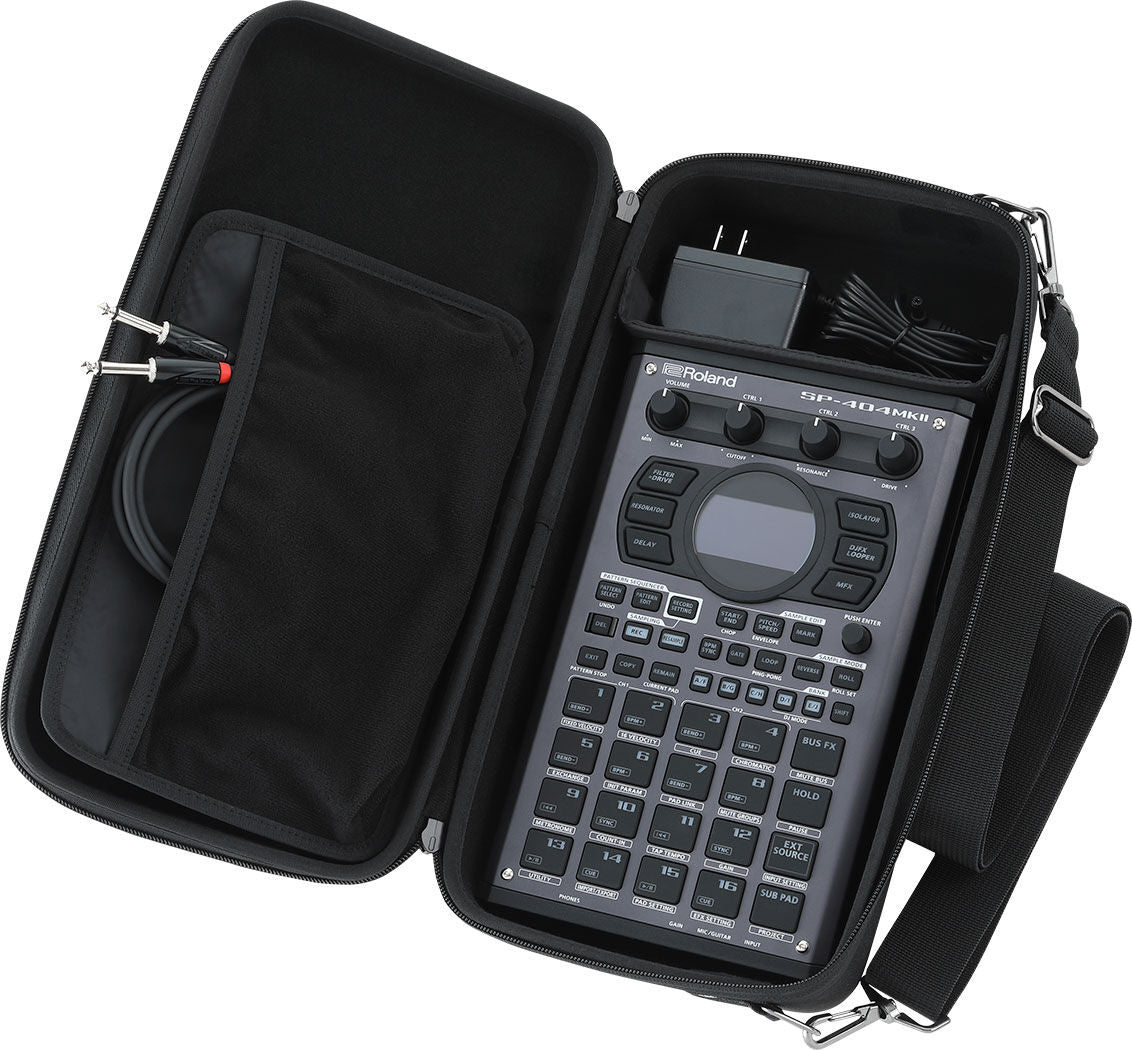 ROLAND CB-404 Carry Bag for SP-404MKII - Semi-Rigid EVA Shell, Durable Polyester, Adjustable Internal Compartments — view 5