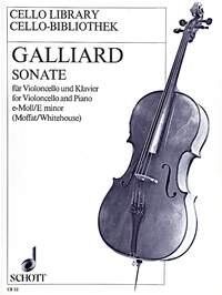 Galliard Sonata in E Minor for Cello and Piano, 20 Pages, Schott Music