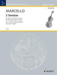 Marcello - 2 Sonatas for Cello/Piano in F Major & G Minor, Schott Music, 24 Pages