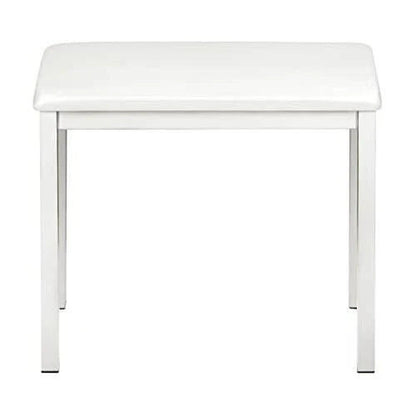 Casio CB7 Fixed Height Piano Bench - White, Padded Seat, Metal Frame, 23.6" x 11.8" x 20" — view 4