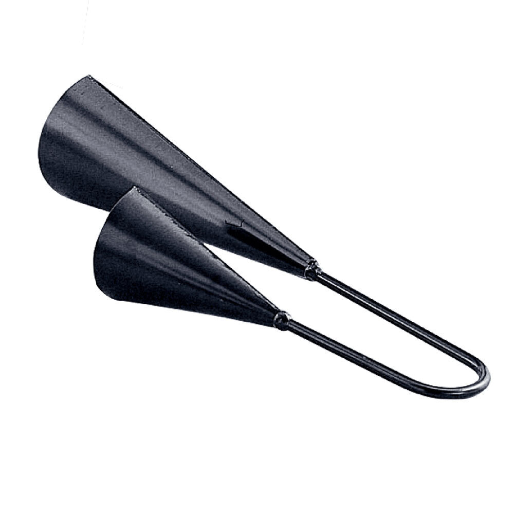 Peace Agogo Bell Set - Black Metal, Traditional Brazilian Percussion with Two Different Pitches