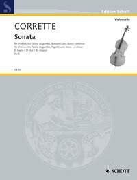 Corrette: Sonata D Major Op. 20/6 for Cello/Basso Continuo - Schott Music, 18 Pages