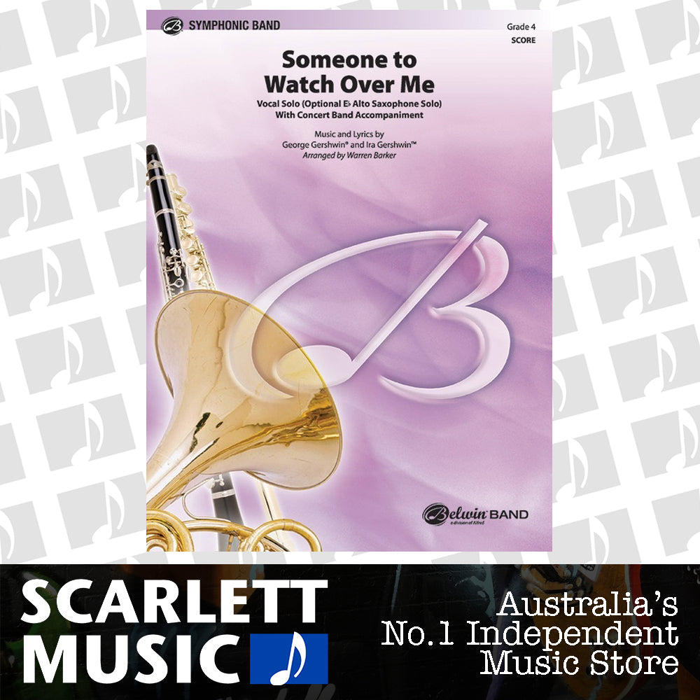 Someone to Watch Over Me Concert Band Grade 4 Conductor Score — view 2