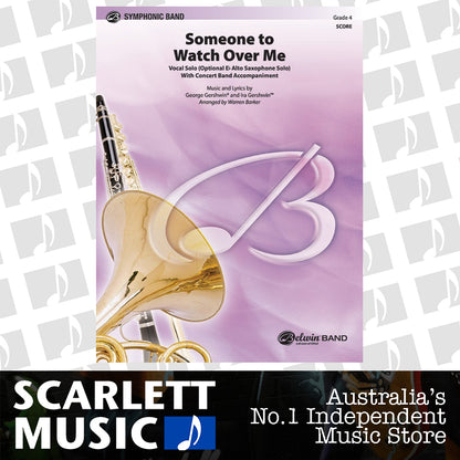Someone to Watch Over Me Concert Band Grade 4 Conductor Score — view 2