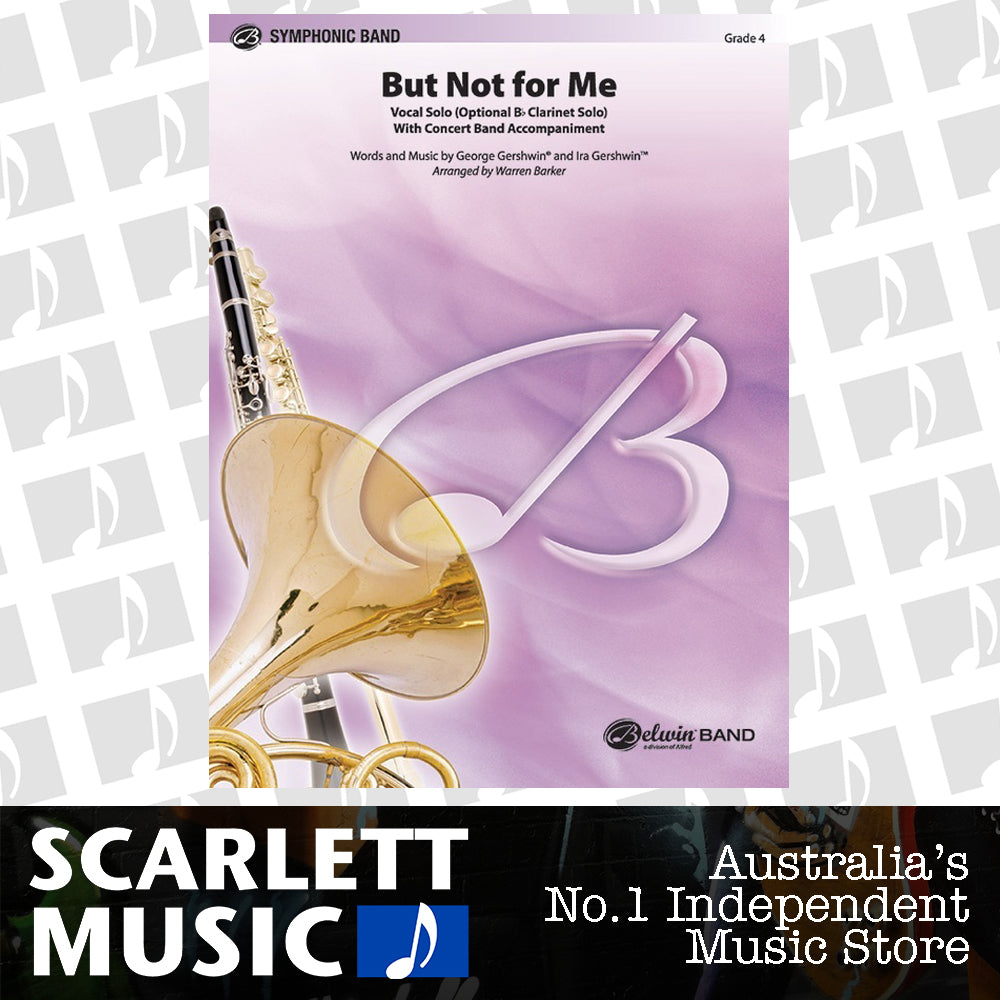 But Not for Me Concert Band Sheet Music - Gershwin Arrangement by Warren Barker — view 2