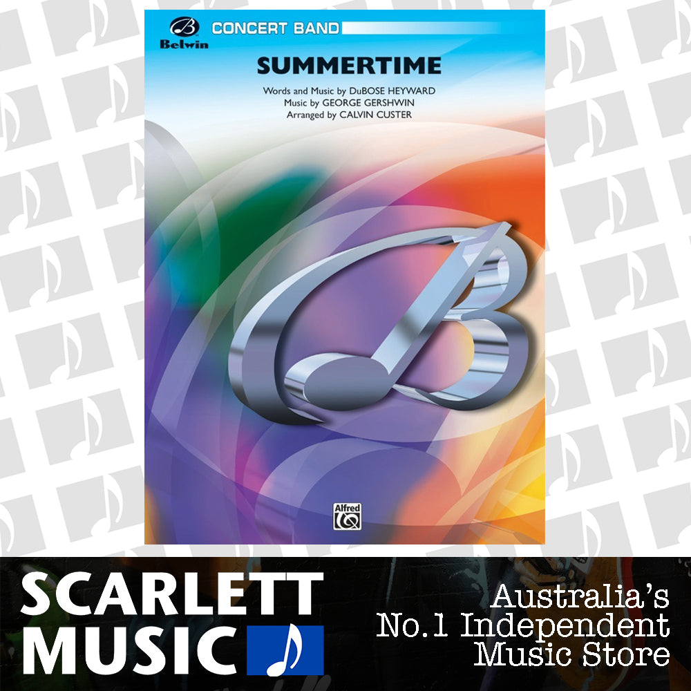 Summertime Concert Band Sheet Music Grade 3 — view 2