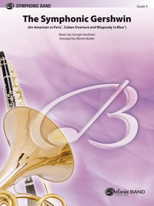 Symphonic Gershwin Concert Band Sheet Music Grade 4