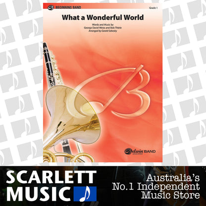 What a Wonderful World Concert Band Sheet Music Grade 1 — view 2