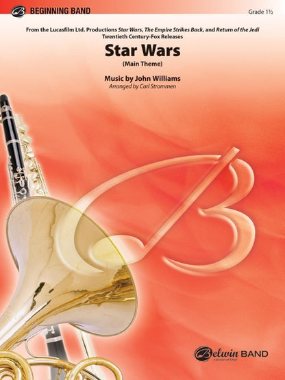 Star Wars Main Theme Concert Band Grade 1 Conductor Score