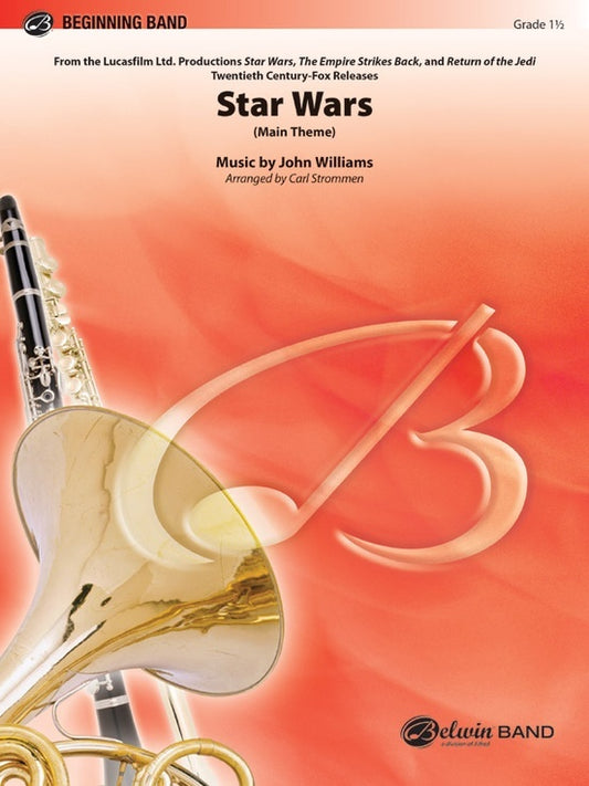 Star Wars Main Theme Concert Band Grade 1 Conductor Score