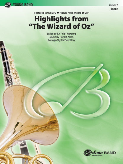 Highlights From The Wizard Of Oz Concert Band Gr 2 Score