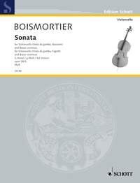 Boismortier - Sonata in G Minor Op. 26 No. 5 for Cello and Piano, 24 Pages, Schott Music