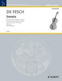 Fesch - Sonata Op. 8 No. 6 G Major for Cello/Basso Continuo, 16 Pages, Schott Music