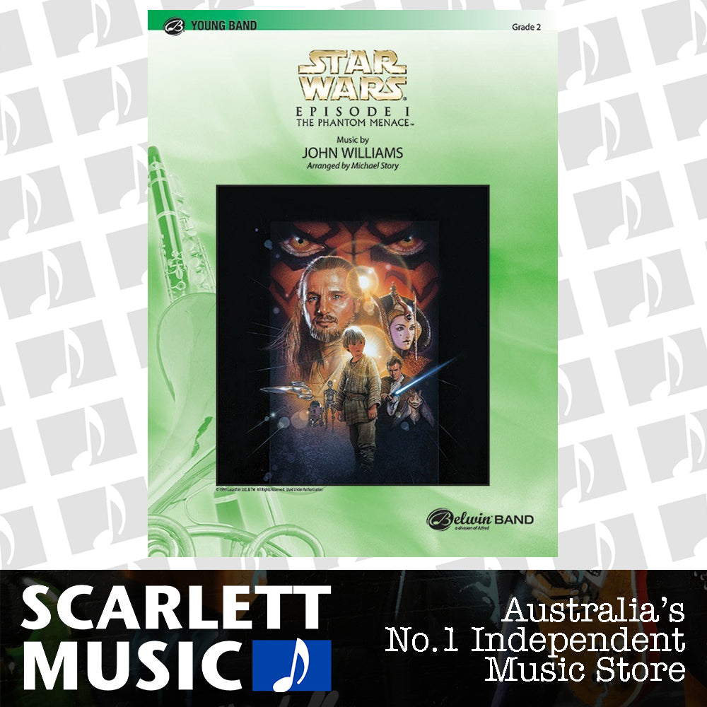 Star Wars Episode 1 Phantom Menace Concert Band Sheet Music Grade 2 — view 2