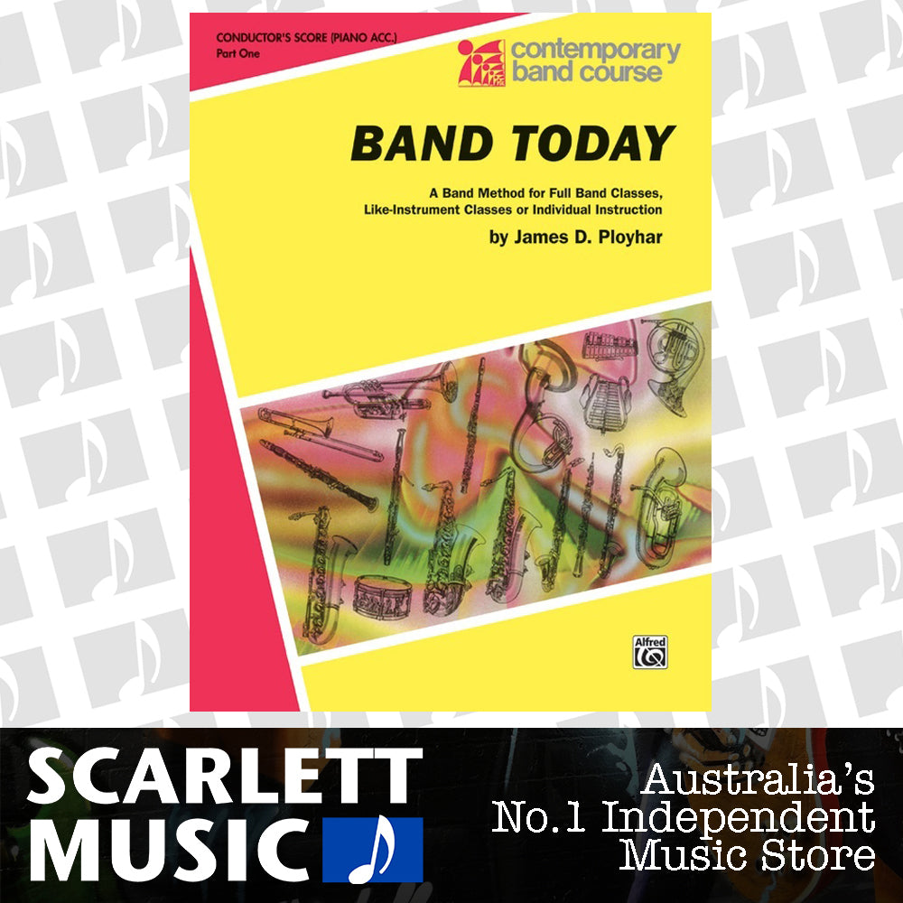 Band Today Part 1 Conductor Score with Piano Accompaniment — view 2