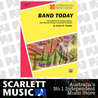 Band Today Part 1 E Flat Alto Sax Sheet Music — view 2