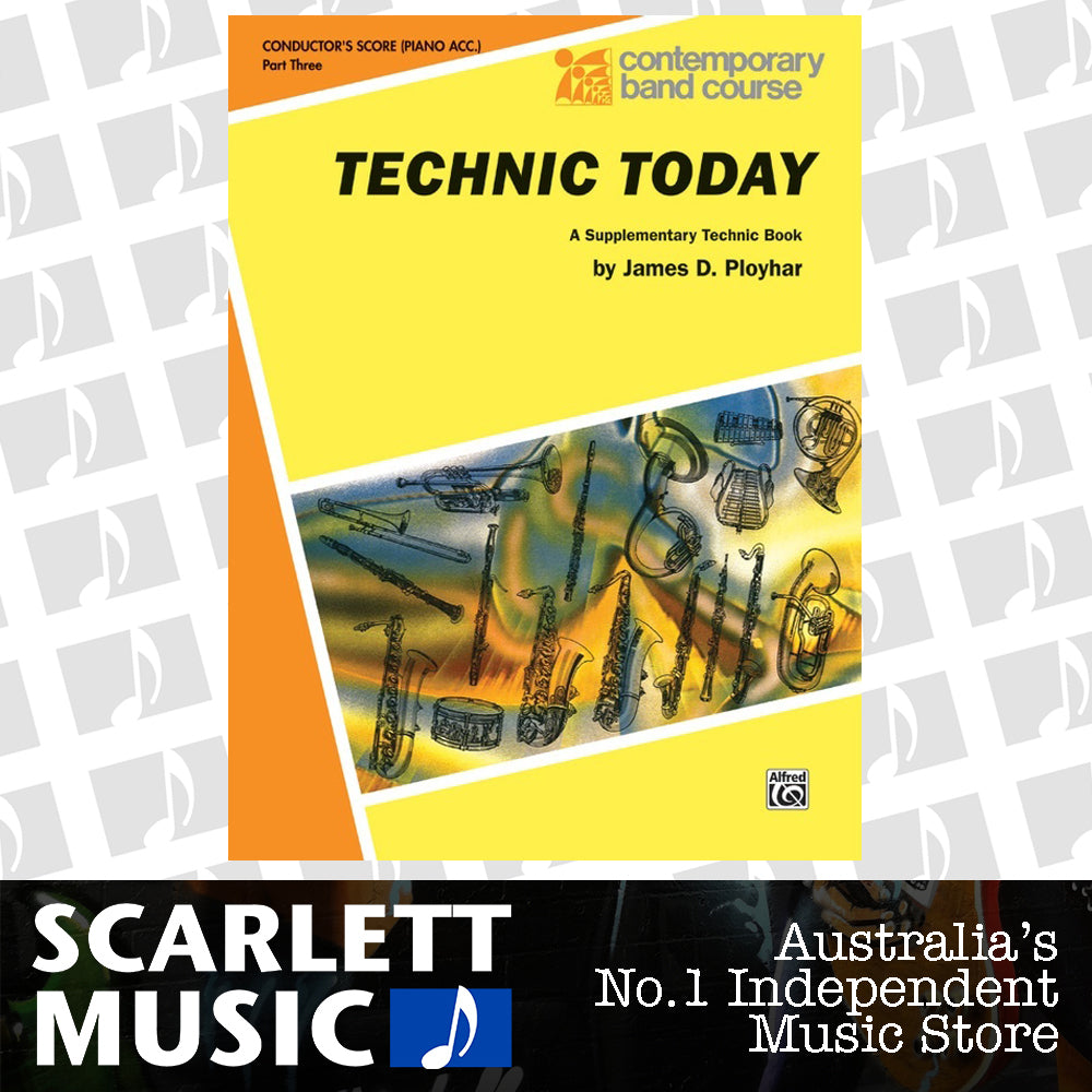 Technic Today Part 3 Conductor Score for Piano Accompaniment — view 2