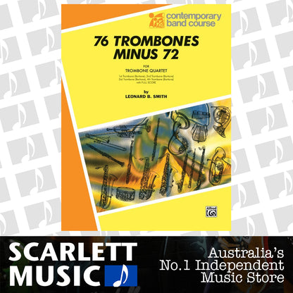 76 Trombones Minus 72 Trombone Sheet Music — view 2