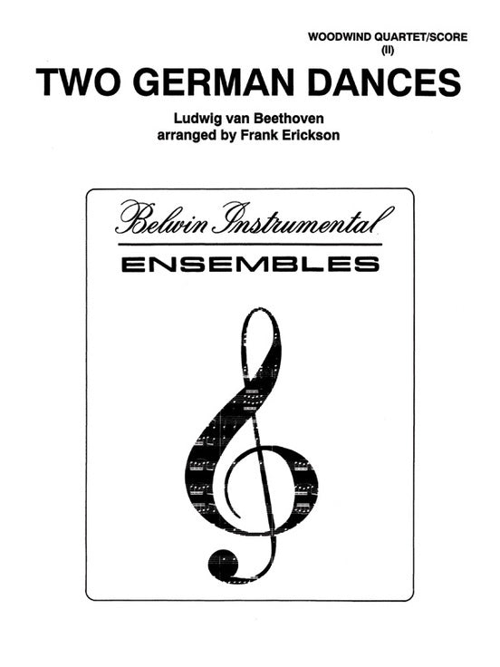 German Dances 2 For Woodwind Quartet