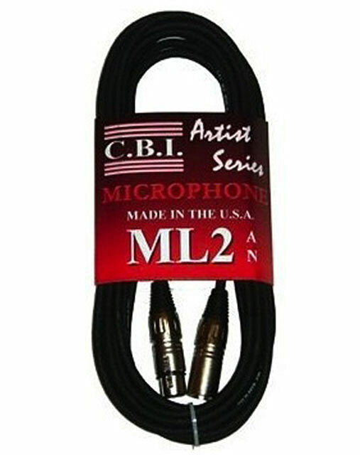 C.B.I. Cables Artist ML2 Series 10ft Microphone Cable XLR-XLR
