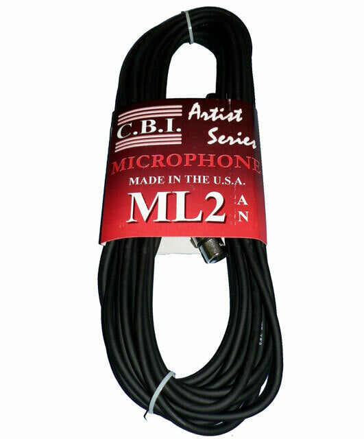 C.B.I. Cables Artist ML2 Series 30ft Microphone Cable XLR-XLR