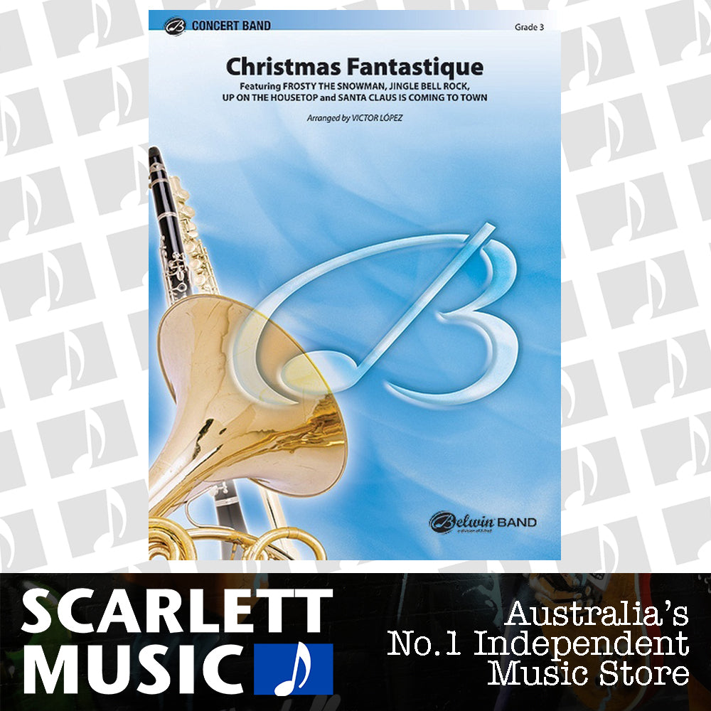 Chrismas Fantastique Medley Concert Band Gr 3 — view 2