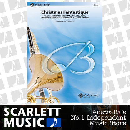 Chrismas Fantastique Medley Concert Band Gr 3 — view 2