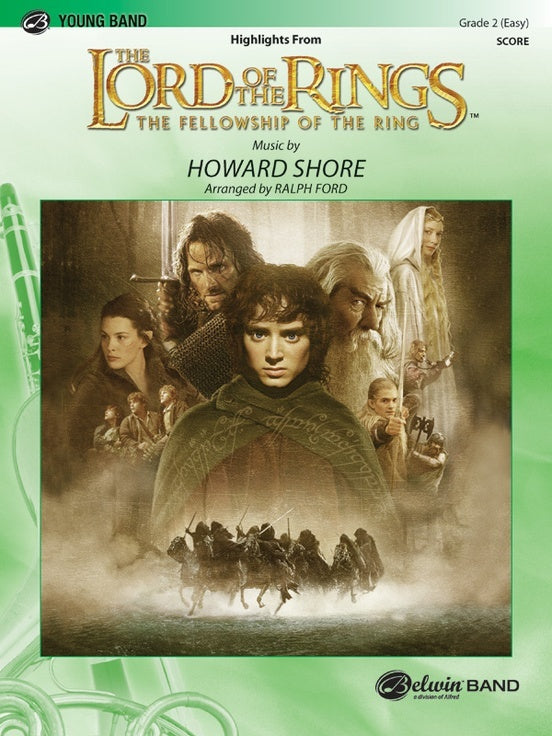 Lord Of The Rings Fellowship Concert Band Gr 2 Score