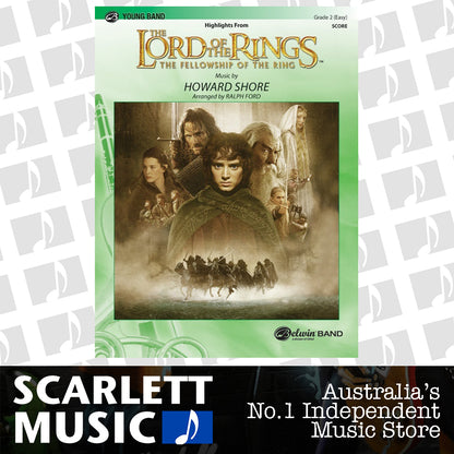 Lord Of The Rings Fellowship Concert Band Gr 2 Score — view 2