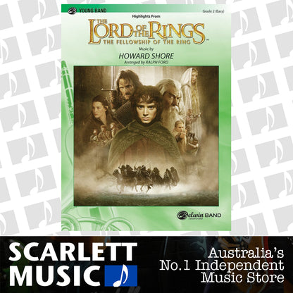 Lord Of The Rings Fellowship Highlights Concert Band Gr 2 — view 2