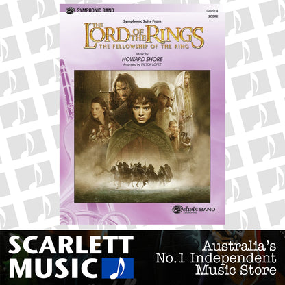 Lord Of The Rings Fellowship Suite Concert Band Gr 4 Score — view 2