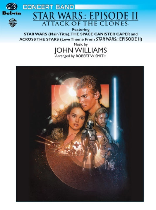 Star Wars Episode 2 Attack of Clones Theme Concert Band Sheet Music Grade 3
