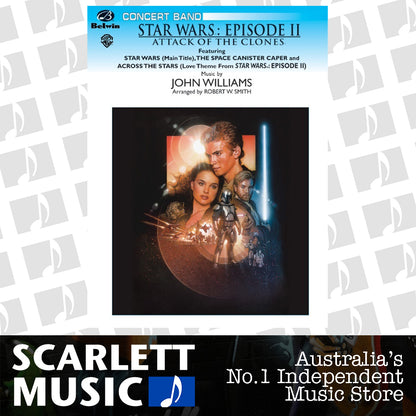 Star Wars Episode 2 Attack of Clones Theme Concert Band Sheet Music Grade 3 — view 2