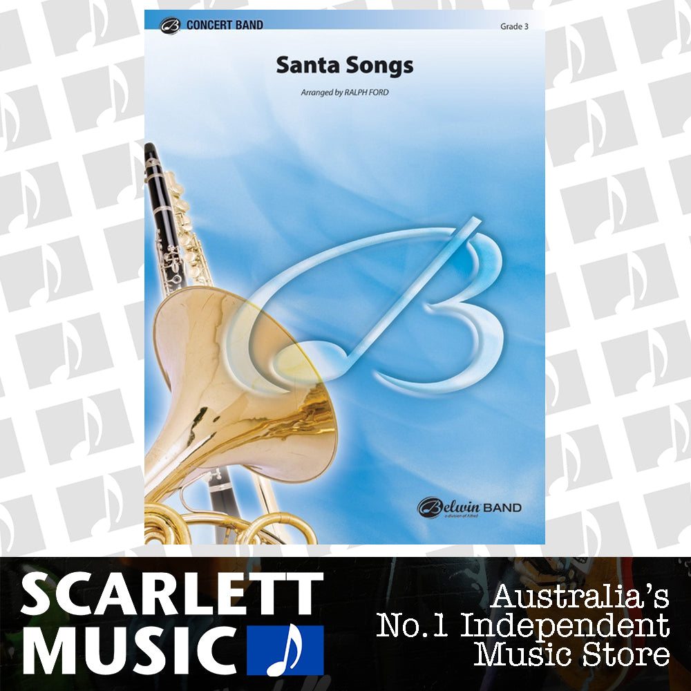 Santa Songs Concert Band Grade 3 Sheet Music — view 2