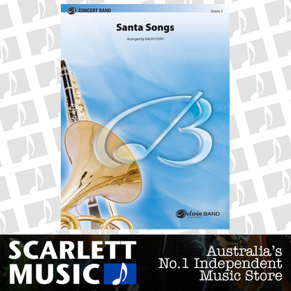 Santa Songs Concert Band Grade 3 Sheet Music — view 2