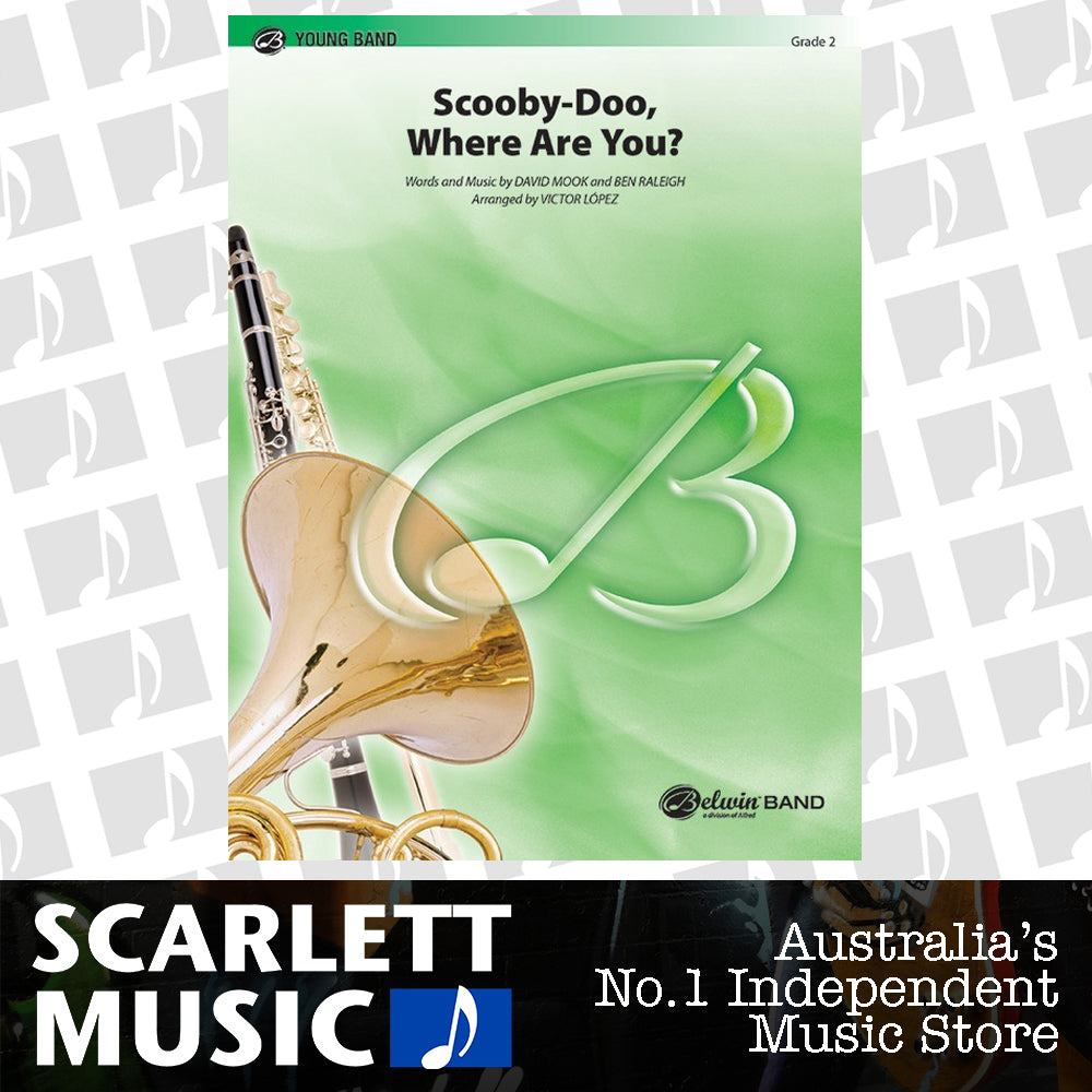 Scooby Doo Where Are You Concert Band Sheet Music Grade 2 — view 2