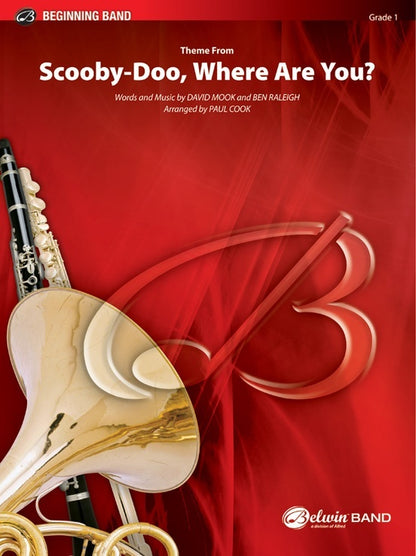 Scooby Doo Where Are You Concert Band Sheet Music Grade 1