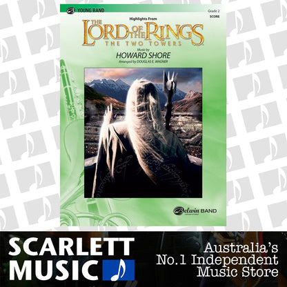 Lord Of The Rings Two Towers Hlights Concert Band Gr 2 Score — view 2