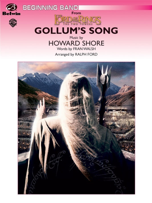 Gollums Song Lord Of The Rings Concert Band Gr 1