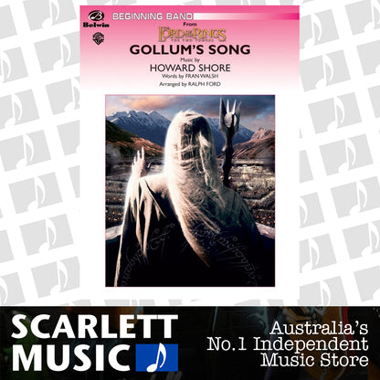Gollums Song Lord Of The Rings Concert Band Gr 1 — view 2